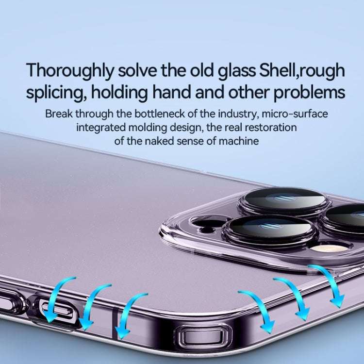 SULADA Crystal Steel Series TPU Transparent Phone Case, For iPhone 14, For iPhone 14 Plus, For iP...
