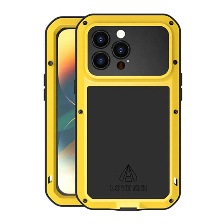 LOVE MEI Metal Shockproof Waterproof Dustproof Phone Case, For iPhone 14, For iPhone 14 Plus, For...