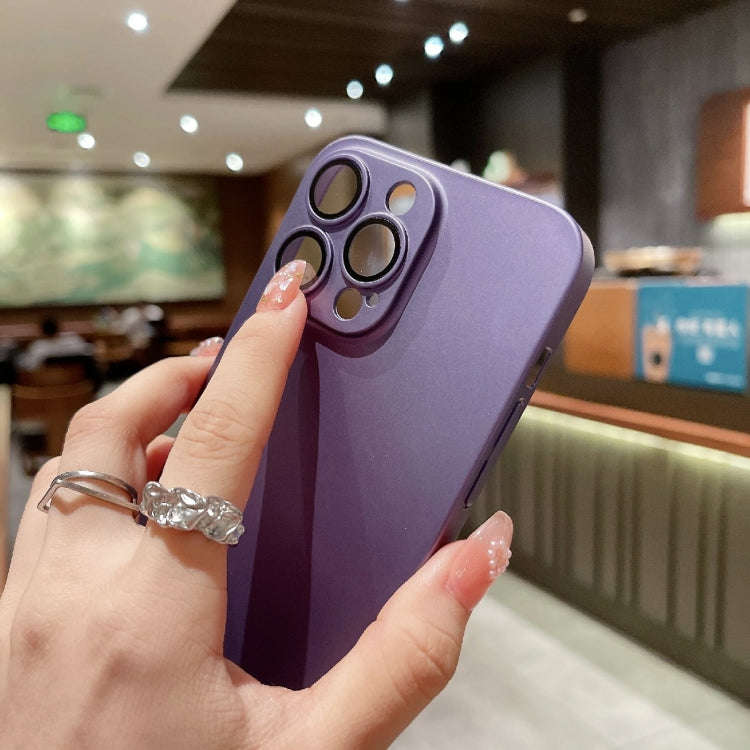 Oily Feel PC Shockproof Protective Phone Case, For iPhone 14 Pro