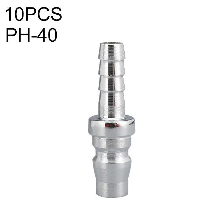 10pcs C-type Self-lock Air Tube Pneumatic Quick Fitting Connector, PF-20, PF-30, PF-40, PH-20, PH...