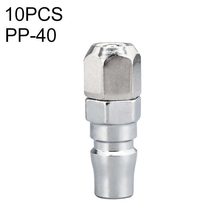 10pcs C-type Self-lock Air Tube Pneumatic Quick Fitting Connector, PF-20, PF-30, PF-40, PH-20, PH...