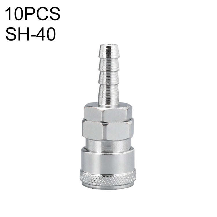 10pcs C-type Self-lock Air Tube Pneumatic Quick Fitting Connector, PF-20, PF-30, PF-40, PH-20, PH...