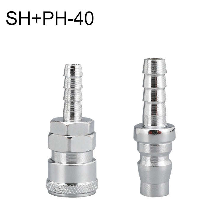 10pcs C-type Self-lock Air Tube Pneumatic Quick Fitting Connector, PF-20, PF-30, PF-40, PH-20, PH...