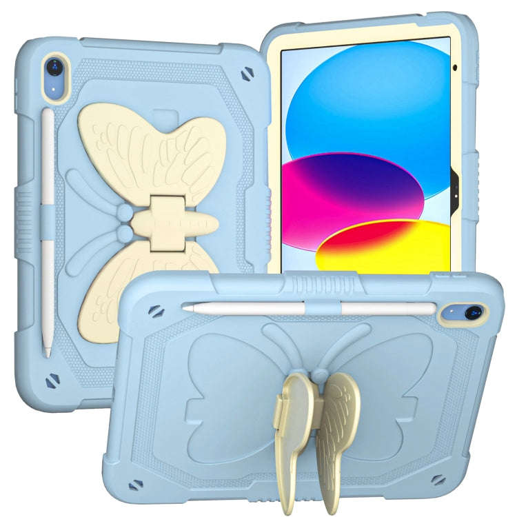 Butterfly Kickstand Heavy Duty Hard Rugged Tablet Case, For iPad 10th Gen 10.9 2022