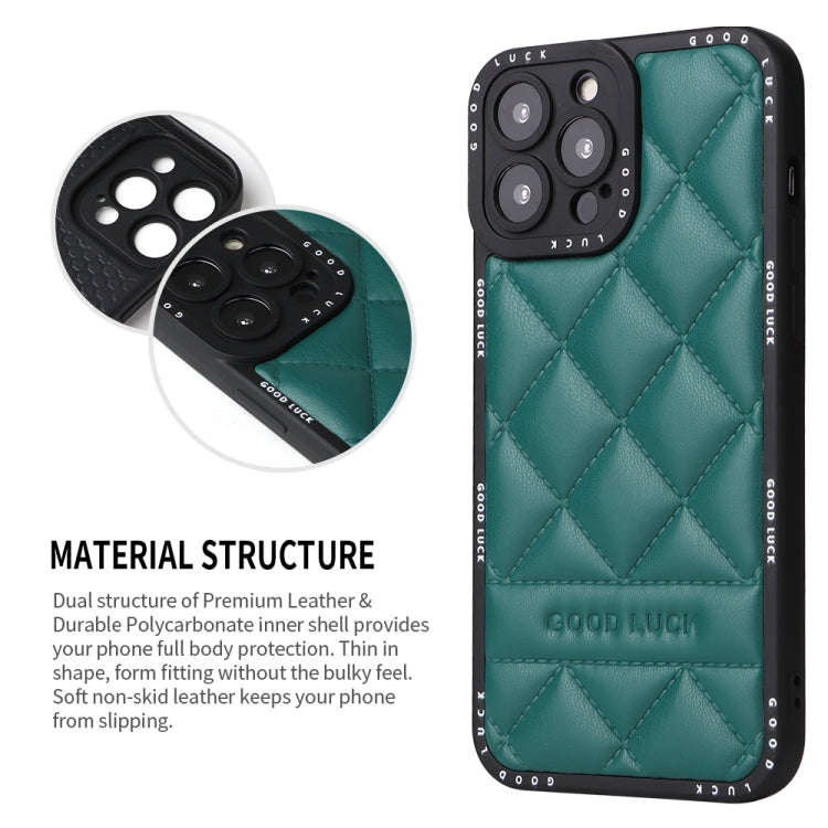 Diamond Pattern Leather Phone Case, For iPhone 12 Pro Max
