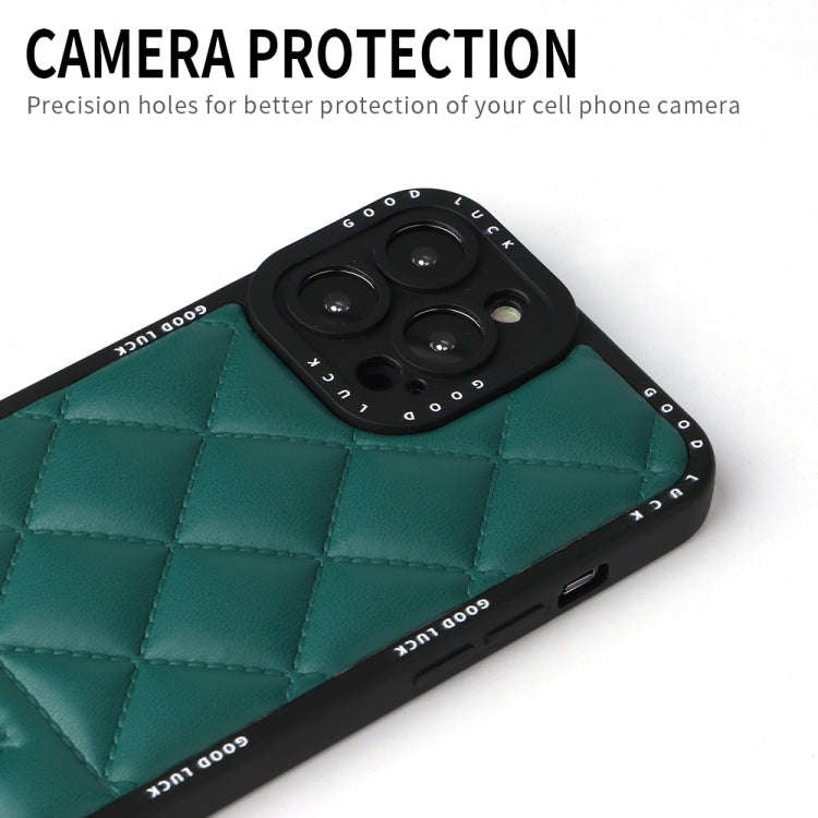 Diamond Pattern Leather Phone Case, For iPhone 12 Pro Max