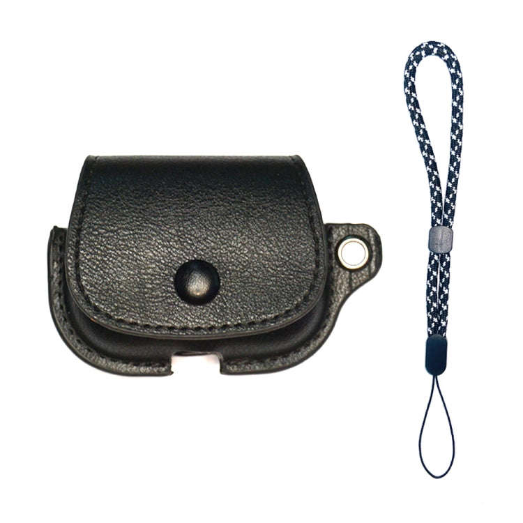 Backpack Style PU Leather Earphone Protective Case with Lanyard, For AirPods 1 / 2, For AirPods P...