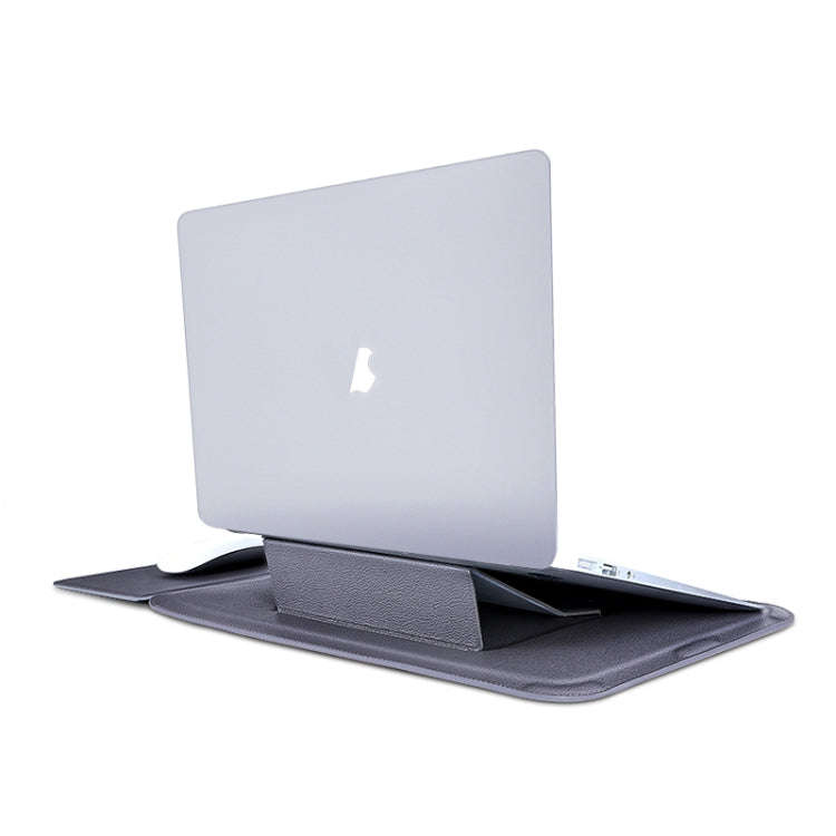 PU Leather 4 in 1 Laptop Bag with Functional Bracket, For MacBook 12 / 14 inch, For MacBook 15 / ...