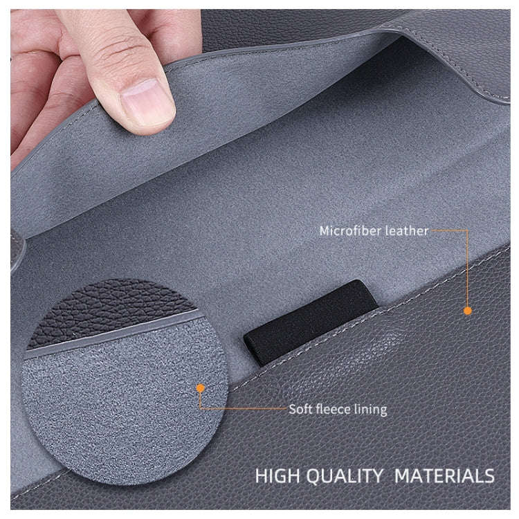 PU Leather 4 in 1 Laptop Bag with Functional Bracket, For MacBook 12 / 14 inch, For MacBook 15 / ...