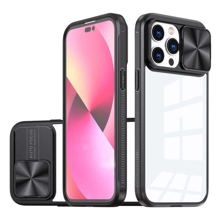 360 Full Body Sliding Camshield Phone Case, For iPhone 14 Pro Max