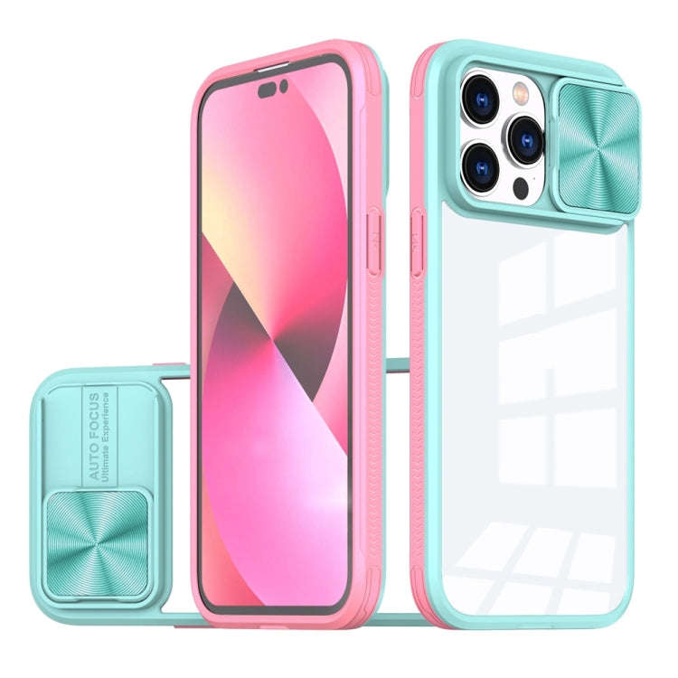 360 Full Body Sliding Camshield Phone Case, For iPhone 14 Pro Max
