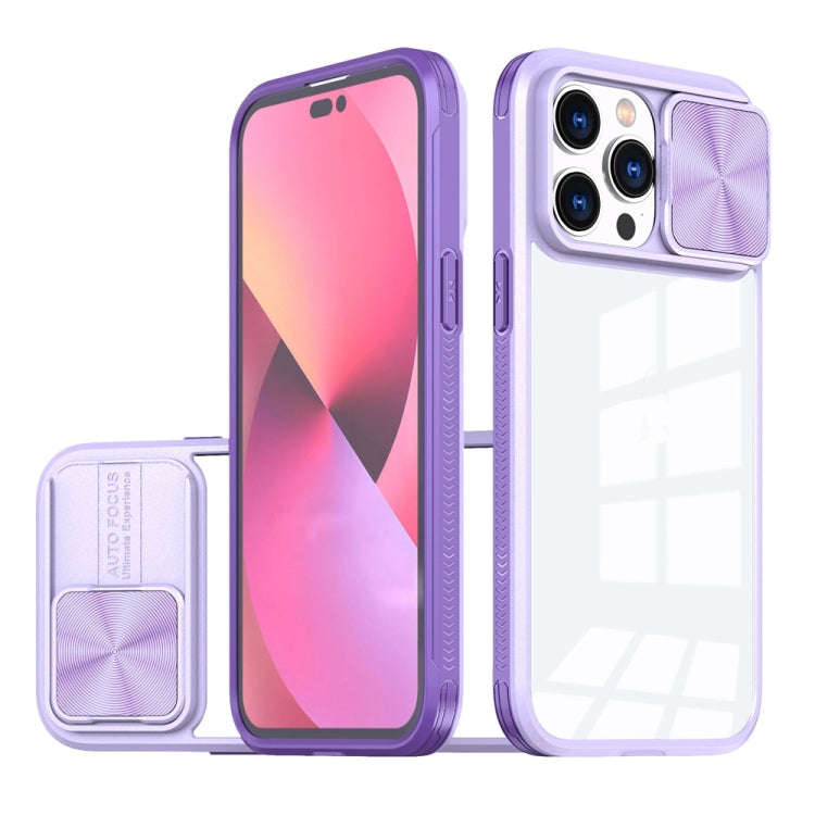 360 Full Body Sliding Camshield Phone Case, For iPhone 14 Pro Max