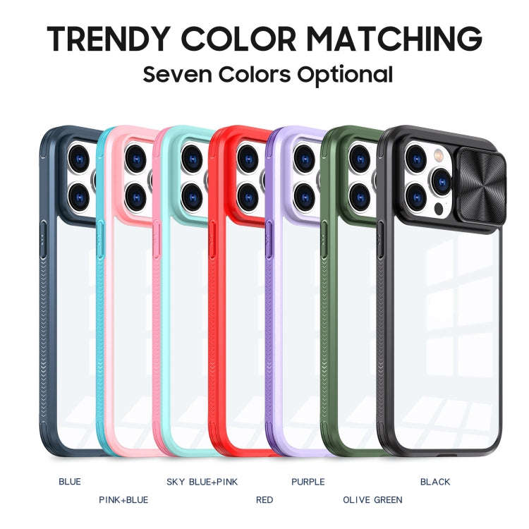 360 Full Body Sliding Camshield Phone Case, For iPhone 14 Pro Max