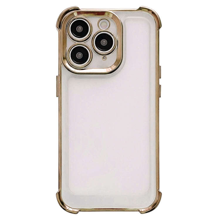 Electroplating Four-corner Shockproof Space Phone Case, For iPhone 15 Pro Max, For iPhone 15 Pro,...