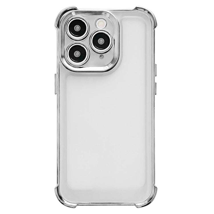 Electroplating Four-corner Shockproof Space Phone Case, For iPhone 15 Pro Max, For iPhone 15 Pro,...