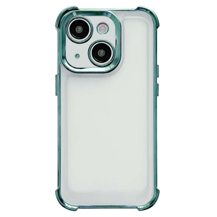 Electroplating Four-corner Shockproof Space Phone Case, For iPhone 15 Pro Max, For iPhone 15 Pro,...