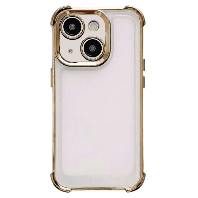 Electroplating Four-corner Shockproof Space Phone Case, For iPhone 15 Pro Max, For iPhone 15 Pro,...