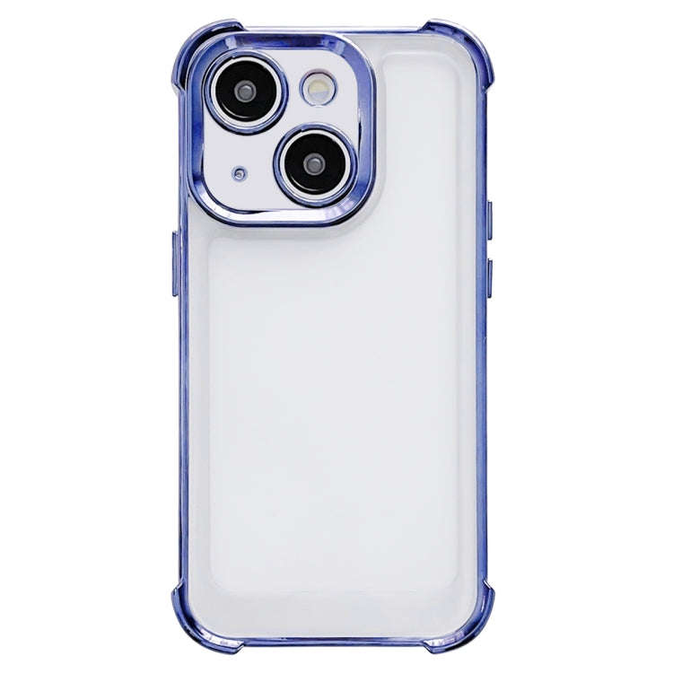 Electroplating Four-corner Shockproof Space Phone Case, For iPhone 15 Pro Max, For iPhone 15 Pro,...