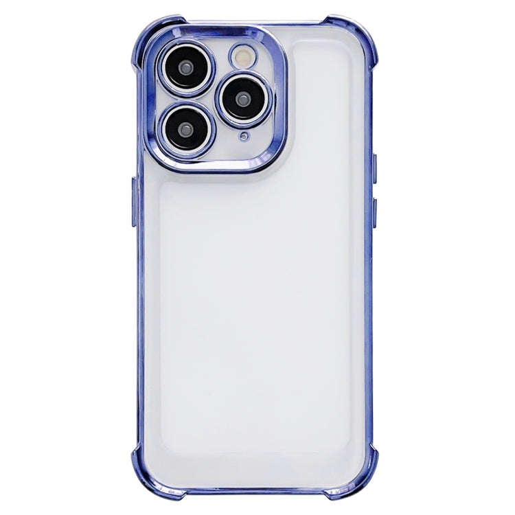 Electroplating Four-corner Shockproof Space Phone Case, For iPhone 15 Pro Max, For iPhone 15 Pro,...