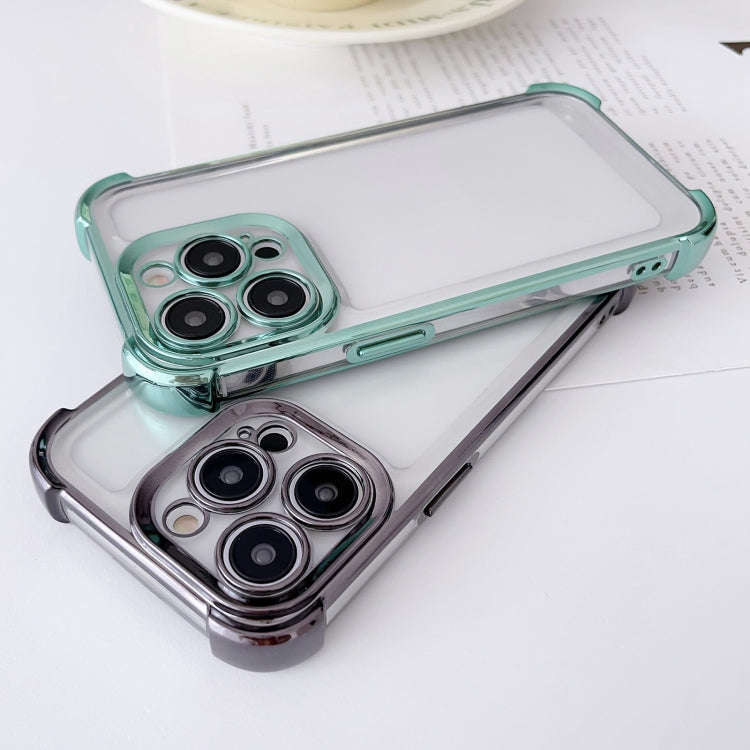 Electroplating Four-corner Shockproof Space Phone Case, For iPhone 11 Pro