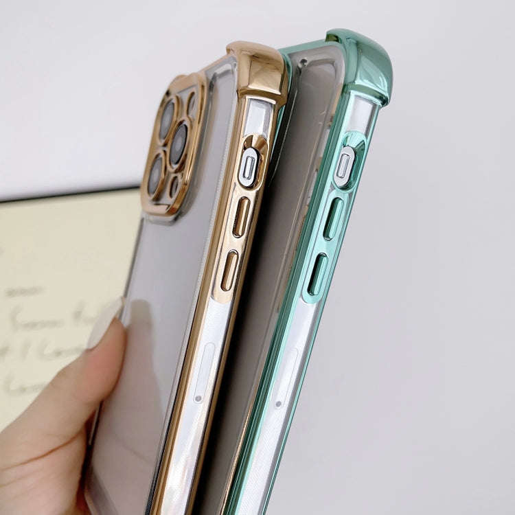 Electroplating Four-corner Shockproof Space Phone Case, For iPhone 11 Pro