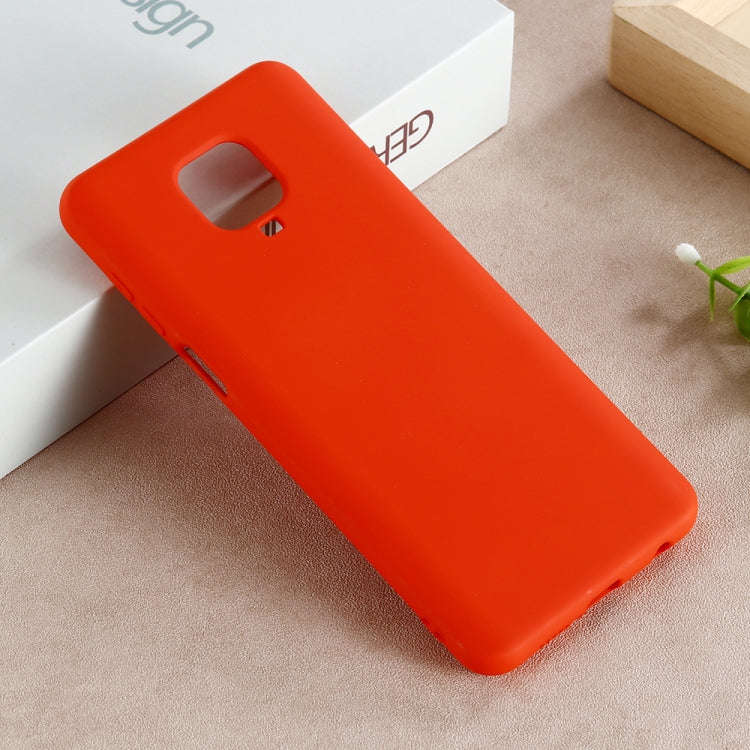 Solid Color Liquid Silicone Full Coverage Anti-fall Mobile Phone Protective Cover, For Xiaomi Red...