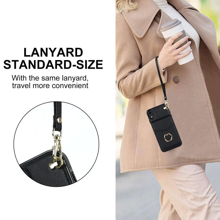 Ring Holder RFID Card Slot Phone Case, For iPhone XR, For iPhone XS Max, For Samsung Galaxy A33 5...