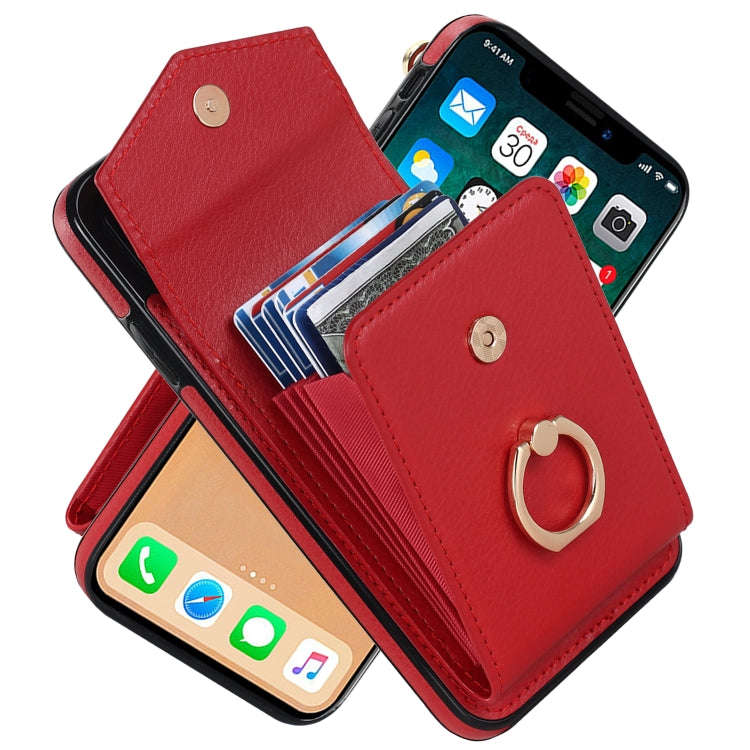 Ring Holder RFID Card Slot Phone Case, For iPhone XR, For iPhone XS Max, For Samsung Galaxy A33 5...