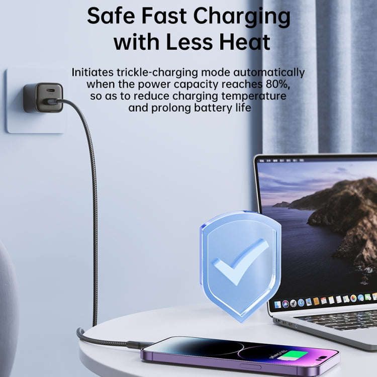 JOYROOM 2.4A USB to 8 Pin Surpass Series Fast Charging Data Cable, 0.25m, 1.2m