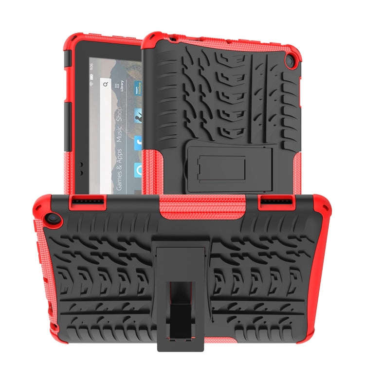 Tire Texture TPU + PC Tablet Case with Holder, For iPad 10th Gen 10.9 2022, For Amazon Kindle Fir...