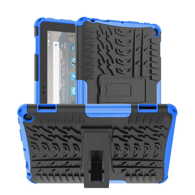 Tire Texture TPU + PC Tablet Case with Holder, For iPad 10th Gen 10.9 2022, For Amazon Kindle Fir...
