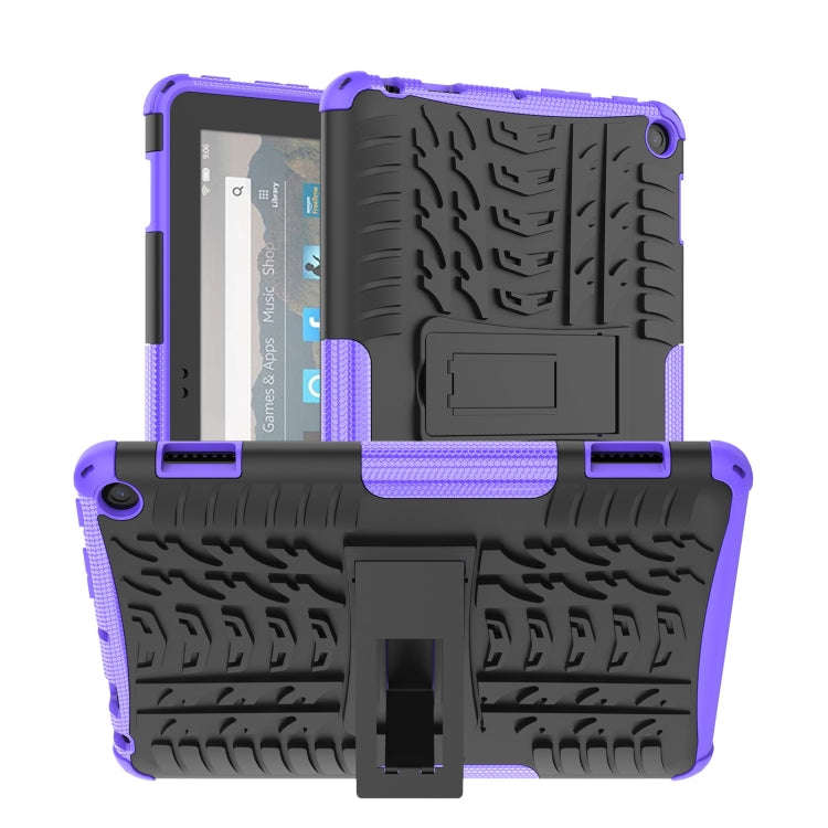 Tire Texture TPU + PC Tablet Case with Holder, For iPad 10th Gen 10.9 2022, For Amazon Kindle Fir...