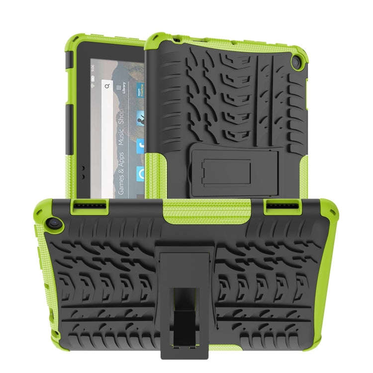 Tire Texture TPU + PC Tablet Case with Holder, For iPad 10th Gen 10.9 2022, For Amazon Kindle Fir...