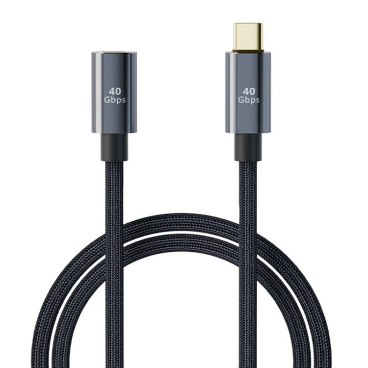USB4.0 40Gbps Type-C Male to Female Extension Cable, 0.3m, 0.5m, 0.8m