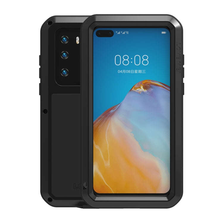 LOVE MEI Metal Shockproof Waterproof Dustproof Protective Case, For Huawei P40, For Huawei P40 Pr...