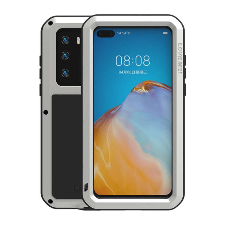 LOVE MEI Metal Shockproof Waterproof Dustproof Protective Case, For Huawei P40, For Huawei P40 Pr...