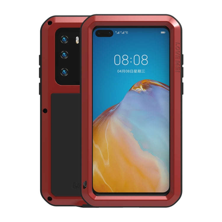 LOVE MEI Metal Shockproof Waterproof Dustproof Protective Case, For Huawei P40, For Huawei P40 Pr...