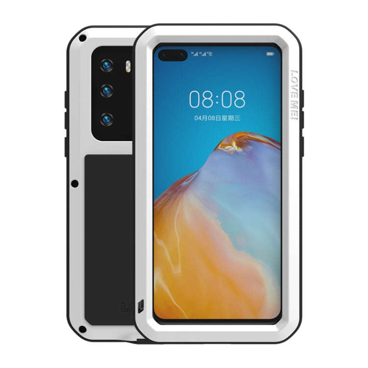 LOVE MEI Metal Shockproof Waterproof Dustproof Protective Case, For Huawei P40, For Huawei P40 Pr...