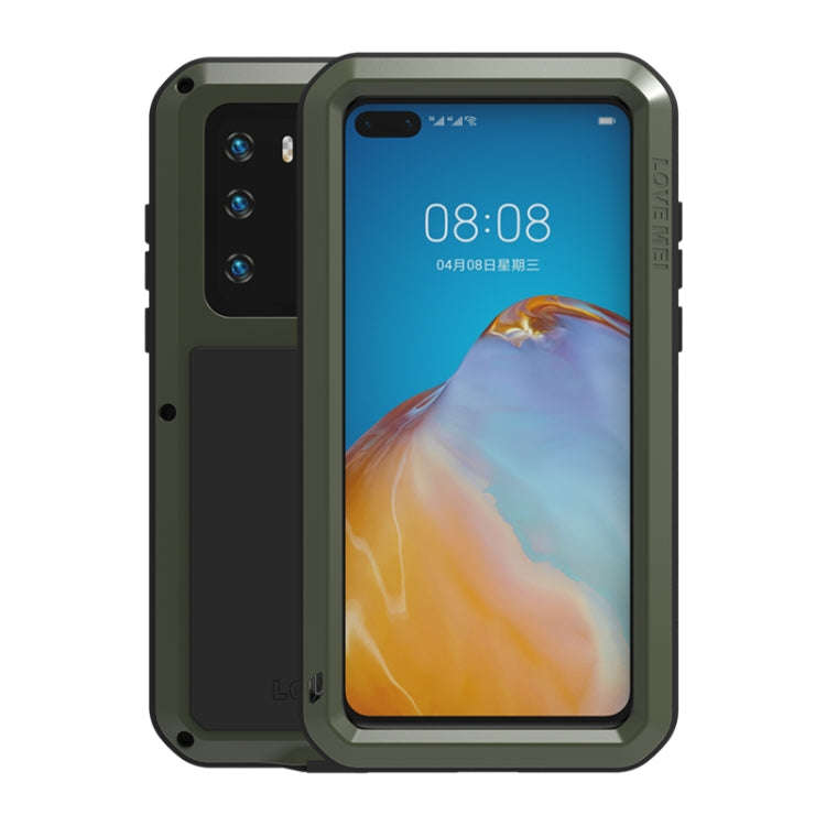 LOVE MEI Metal Shockproof Waterproof Dustproof Protective Case, For Huawei P40, For Huawei P40 Pr...