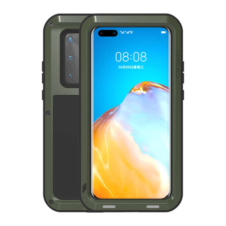 LOVE MEI Metal Shockproof Waterproof Dustproof Protective Case, For Huawei P40, For Huawei P40 Pr...