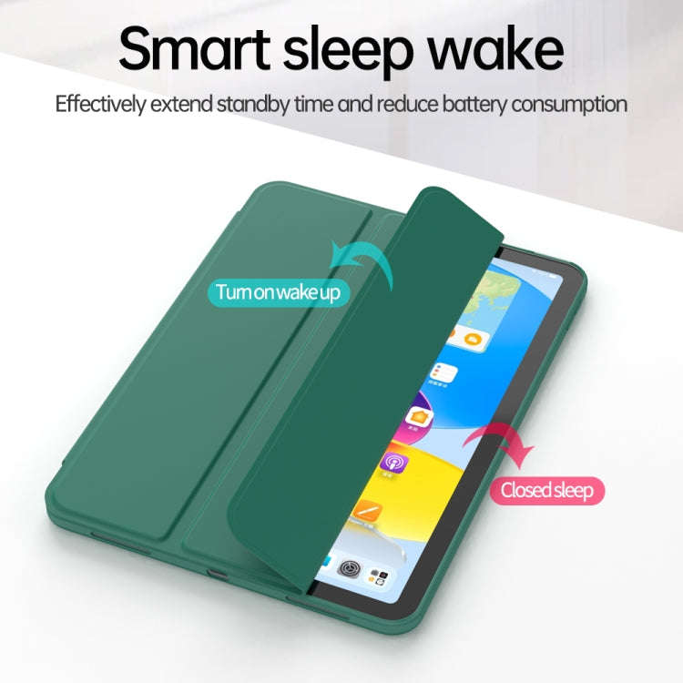 3-fold TPU Leather Smart Tablet Case, For iPad 10th Gen 10.9 2022