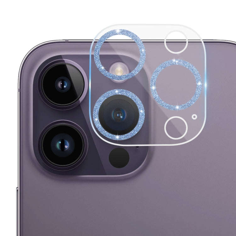 Tempered Glass Glitter CD Texture Back Camera Film, For iPhone 14 / 14 Plus (1 PC), For iPhone 14...