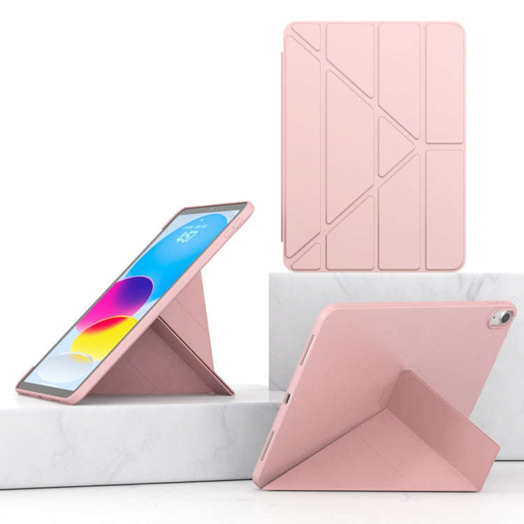 Multi-folding TPU Leather Smart Tablet Case, For iPad 10th Gen 10.9 2022
