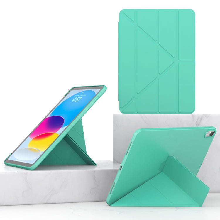 Multi-folding TPU Leather Smart Tablet Case, For iPad 10th Gen 10.9 2022