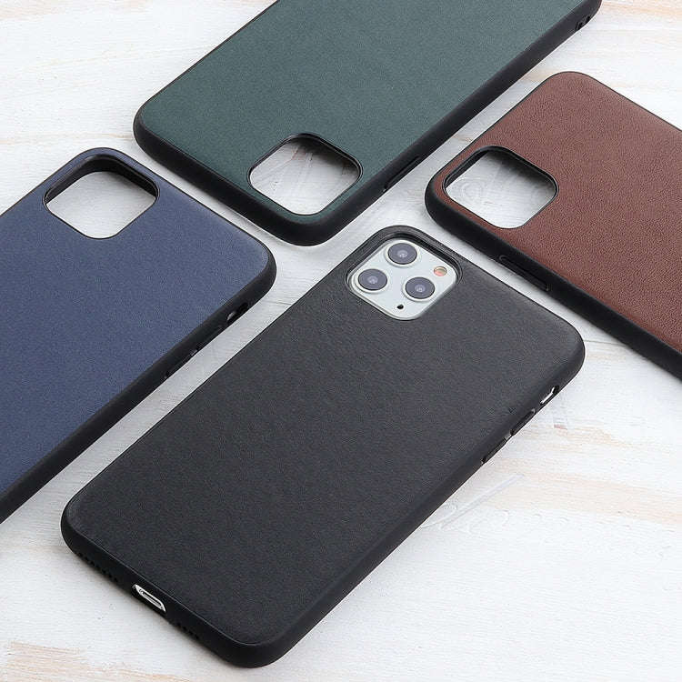 Genuine Leather Lambskin Texture Protective Case, For iPhone 11, For iPhone 11 Pro, For iPhone 11...