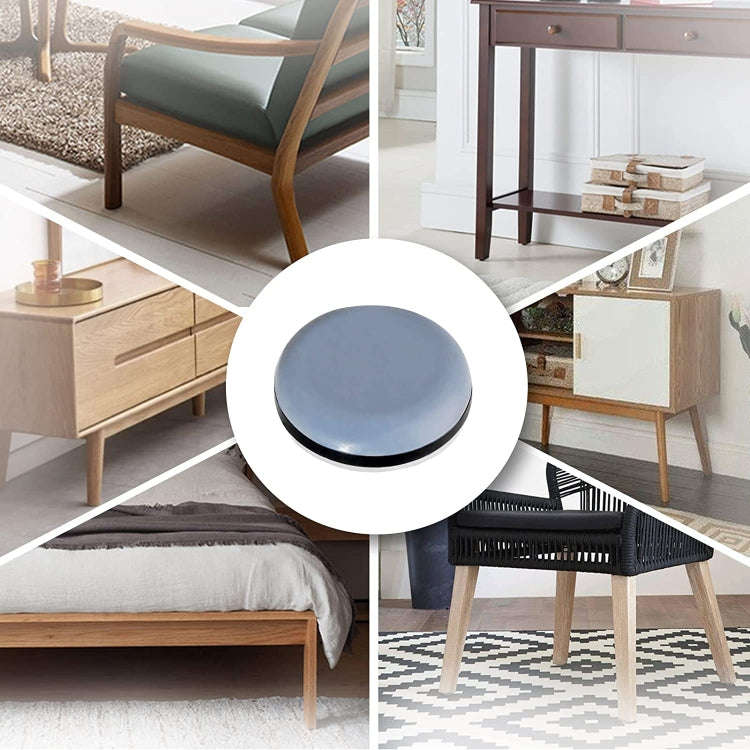 16 in 1 20mm Round Table Chairs Non-slip Foot Mat, 16 in 1 20mm
