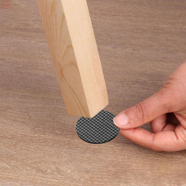 2pcs 46mm Round Plaid EVA Table Sofa Slip-proof Noise-reducing Foot Pads, 46mm