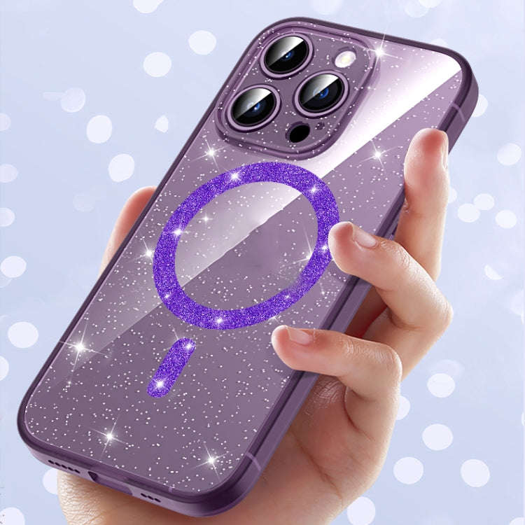 Magsafe Glitter Shockproof Phone Case, For iPhone 14 Pro Max