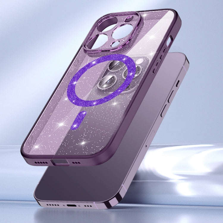 Magsafe Glitter Shockproof Phone Case, For iPhone 14 Pro Max