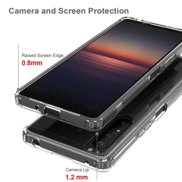 Scratchproof TPU + Acrylic Protective Case, For Sony Xperia 1 II, For Xiaomi Redmi Note 9 Pro